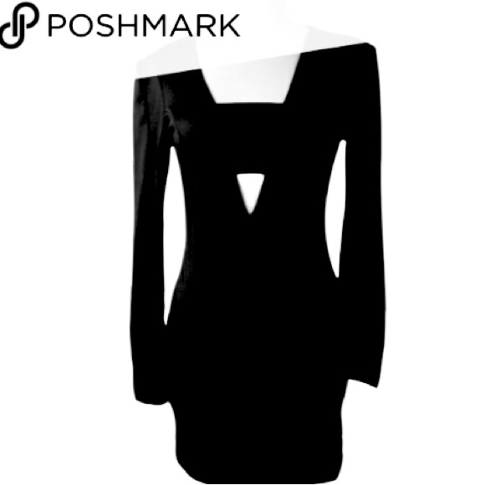 Cefian Holiday Black Dress